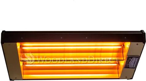 Re-Verber-Ray Detroit Radiant ELX Series Medium Wave Electric Infrared Heater - 2 Element