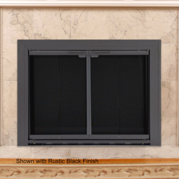 Hearth Craft Essentials Leicester Masonry Glass Fireplace Door