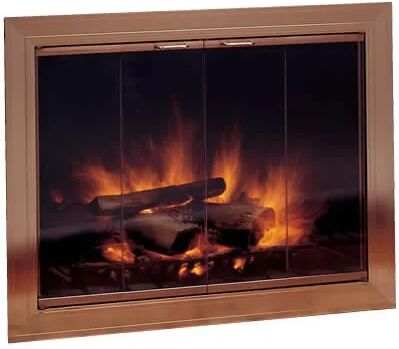 Design Specialties Savannah Masonry Fireplace Glass Door