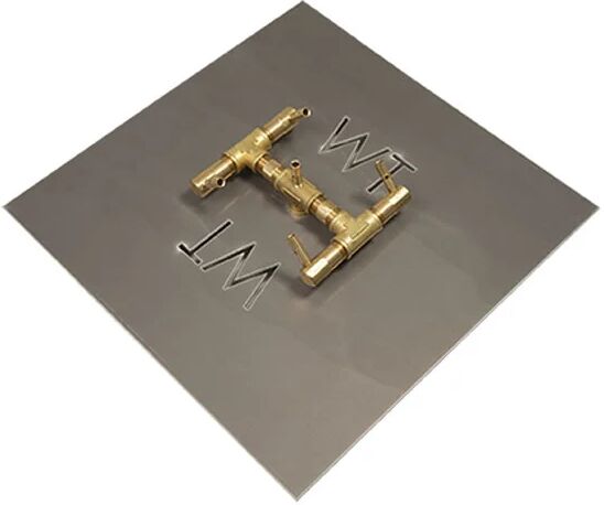 Warming Trends, LLC 60K BTU Square Electronic Crossfire Burner System - 18"