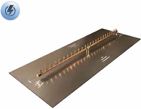 Warming Trends, LLC 250K BTU Electronic Linear Crossfire Burner System - 56"