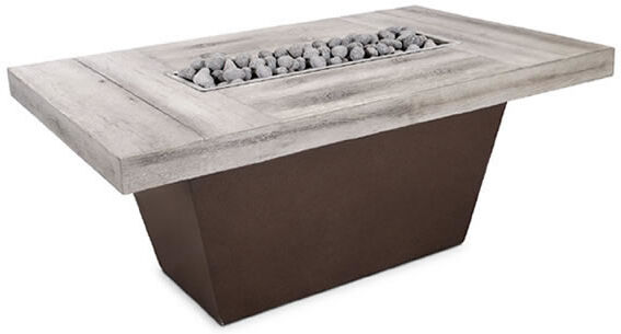 The Outdoor Plus Tacoma Wood Gas Fire Pit Table