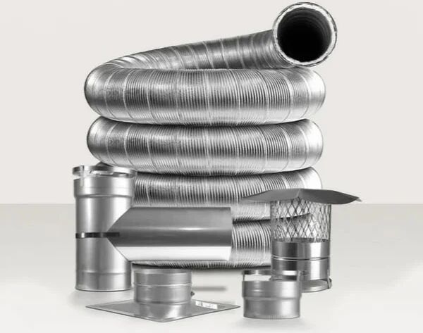 Ventis EasyFlex 316Ti Pre-Insulated Chimney Liner Kit - 6"