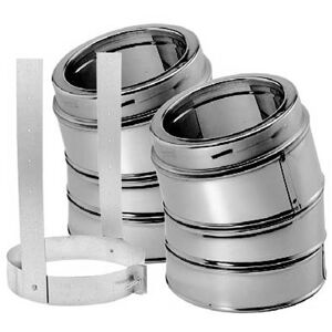 DuraVent 6" DuraTech 15� Stainless Steel Elbow Kit