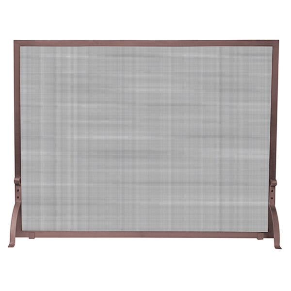 Uniflame Antique Copper Single Panel Fireplace Screen