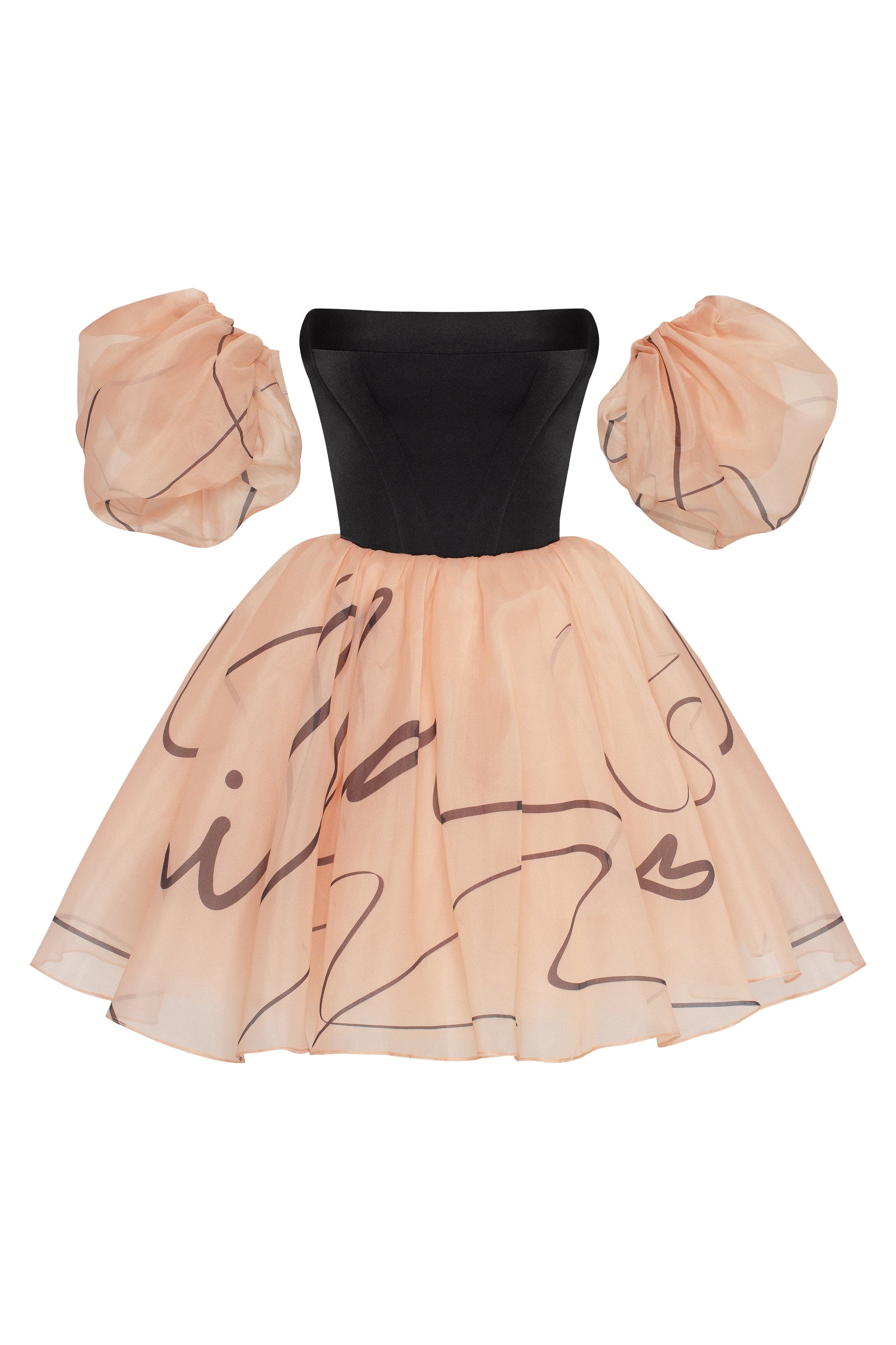 Puffy mini dress with Milla's signature, Xo Xo XS womens