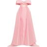 Milla Sophisticated off-the-shoulder misty rose maxi dress, Garden of Eden XXS womens