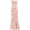 Milla Fancy satin misty rose maxi dress, Garden of Eden XS womens