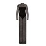 Milla Crystal-embellished striking maxi dress S womens