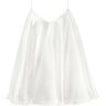 Milla White babydoll dress L womens