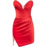 Milla Gorgeous scarlet red mini dress L womens