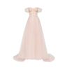 Milla Misty Rose Long off-the-shoulder neckline maxi dress S womens