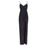 Milla Spectacular sequined maxi gown on long spaghetti straps L womens