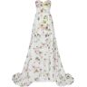 Milla Apple Blossom Strapless maxi dress with front slit Customized womens