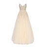 Milla Melon Fitted maxi tulle dress sprinkled with glitter L womens