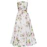 Milla Apple Blossom Tender spaghetti strap midi dress XS womens