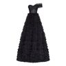Milla Timeless one-shoulder frill-layered ball gown in black XXS womens