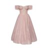 Milla Misty Rose Sparkly cocktail midi tulle dress L womens