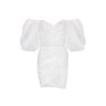 Milla White Cute mini dress with doll sleeves XXS womens