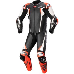 Alpinestars Racing Absolute V2 Leather Suit 1 Pc Black/White/Red Fluo Black 50 Unisex