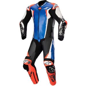Alpinestars Racing Absolute V2 Leather Suit 1 Pc Metallic Blue/Black/White Rdfl Blue 58 Unisex