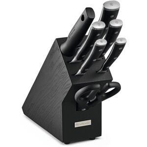 Wusthof Classic Ikon Knife Block - Ash Black Black Knife Block / Ash Black - w/ 7 pcs. Unisex