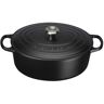 Le Creuset Signature Oval Dutch Oven Licorice "27 cm