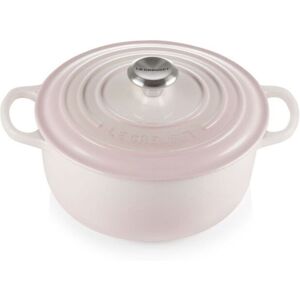 Le Creuset Signature Round Dutch Oven Shell Pink Pink 20 cm / 2.4 Liter / 2.5 qt. Unisex