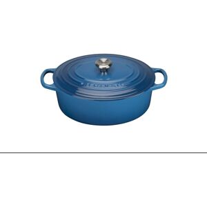 Le Creuset Signature Oval Dutch Oven Marseille Blue 27 cm / 4.1 Liter / 4.5 qt. Unisex
