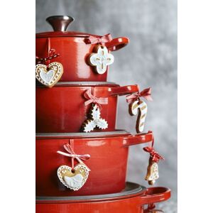 Le Creuset Signature Round Dutch Oven Cerise Red 20 cm / 2.4 Liter / 2.5 qt. Unisex