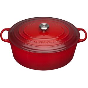 Le Creuset Signature Oval Dutch Oven Cerise Red 40 cm / 13.9 Liter / 15.5 qt. Unisex