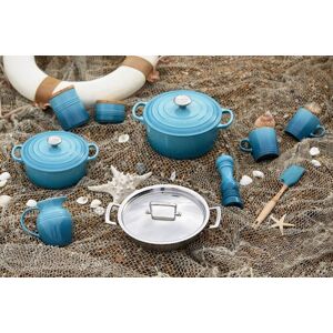 Le Creuset Signature Round Dutch Oven Caribbean Blue 24 cm / 4.2 Liter / 4.5 qt. Unisex