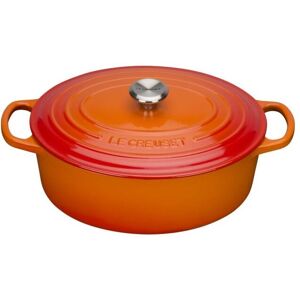 Le Creuset Signature Oval Dutch Oven Flame Red 27 cm / 4.1 Liter / 4.5 qt. Unisex