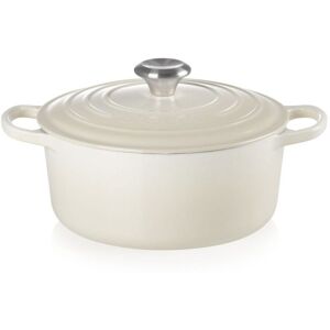 Le Creuset Signature Round Dutch Oven Meringue Blue 26 cm / 5.3 Liter / 5.5 qt. Unisex