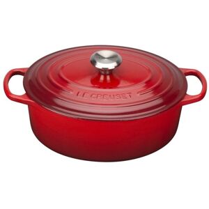 Le Creuset Signature Oval Dutch Oven Cerise Red 29 cm / 4.7 Liter / 5 qt. Unisex