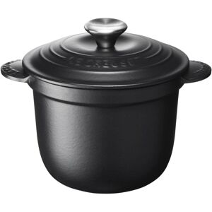 Le Creuset Signature Rice Pot Licorice Black 18 cm / 2 Liter Unisex
