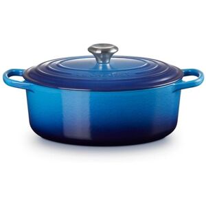Le Creuset Signature Oval Dutch Oven Azure Blue 29 cm / 4.7 Liter / 5 qt. Unisex