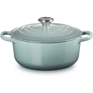Le Creuset Signature Round Dutch Oven Sea Salt Turquoise 20 cm / 2.4 Liter / 2.5 qt. Unisex