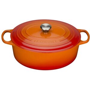 Le Creuset Signature Oval Dutch Oven Flame Red 35 cm / 8.5 Liter / 9.5 qt. Unisex