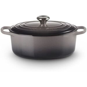 Le Creuset Signature Oval Dutch Oven Flint Grey 29 cm / 4.7 Liter / 5 qt. Unisex
