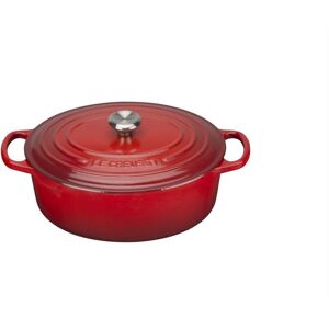 Le Creuset Signature Oval Dutch Oven Cerise Red 27 cm / 4.1 Liter / 4.5 qt. Unisex