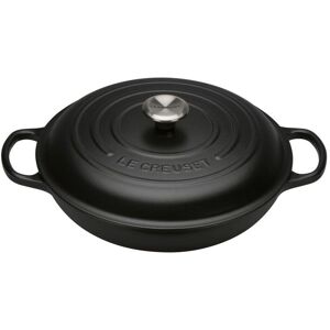 Le Creuset Signature Braiser Licorice Black 30 cm / 3.5 Liter / 3.5 qt. Unisex