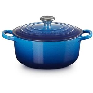 Le Creuset Signature Round Dutch Oven Azure Blue 20 cm / 2.4 Liter / 2.5 qt. Unisex