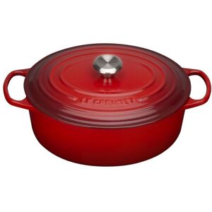 Le Creuset Signature Oval Dutch Oven Cerise Red 31 cm / 6.3 Liter / 6.75 qt. Unisex