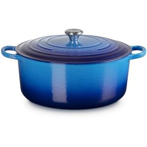Le Creuset Signature Round Dutch Oven Azure Blue 34 cm / 12 Liter / 12 qt. Unisex
