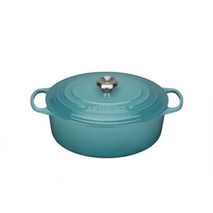 Le Creuset Signature Oval Dutch Oven Caribbean Blue 31 cm / 6.3 Liter / 6.75 qt. Unisex