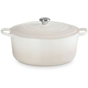 Le Creuset Signature Round Dutch Oven Meringue Grey 34 cm / 12 Liter / 12 qt. Unisex