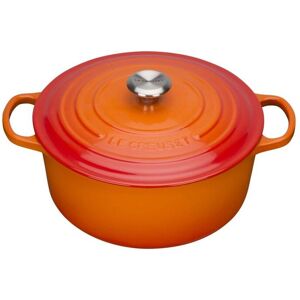 Le Creuset Signature Round Dutch Oven Flame Red 22 cm / 3.3 Liter / 3.5 qt. Unisex