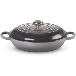 Le Creuset Signature Braiser Flint Grey 30 cm / 3.5 Liter / 3.5 qt. Unisex