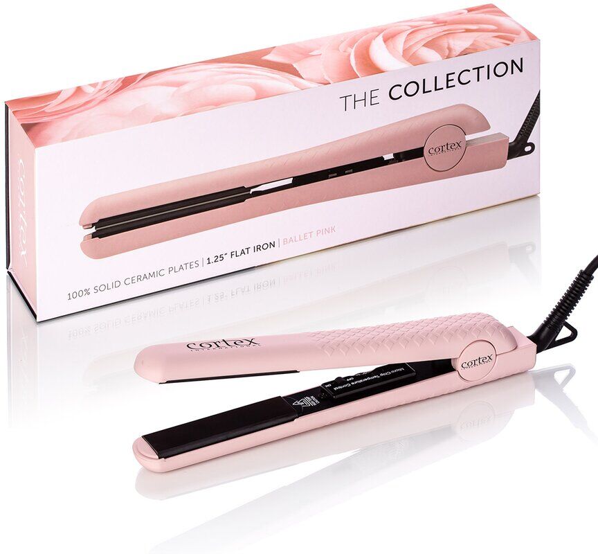 Cortex International The Collection - 1.25" 100% Solid Ceramic Ionic & Far-Infrared Technology Flat Iron NoColor NoSize